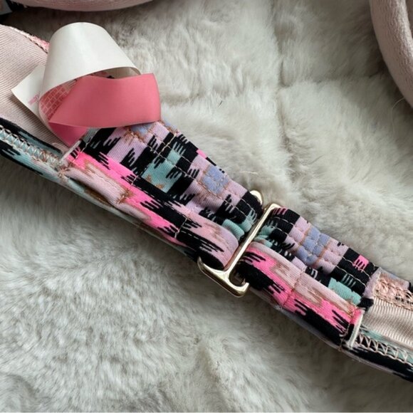 Victoria's Secret | "Warm Ikat Foil" The Wrap Halter & Strappy Cheeky Bikini Set - Picture 7 of 16